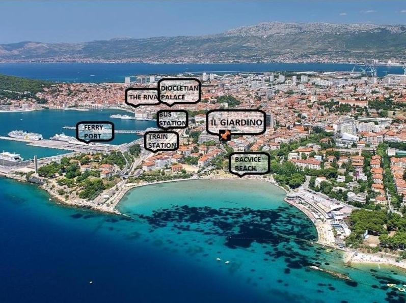 Il Giardino Luxury Rooms & Suites Split Eksteriør bilde